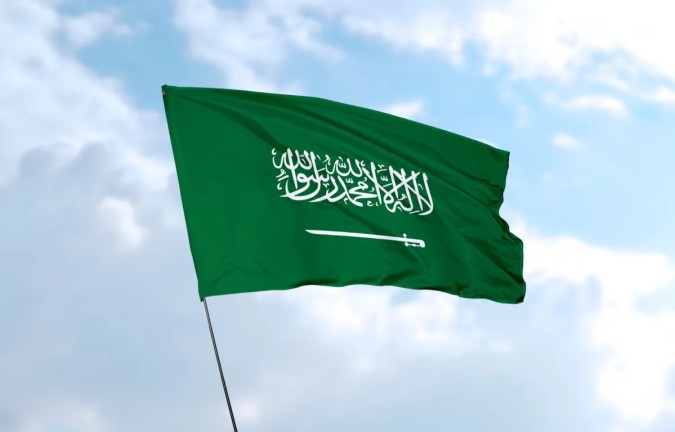 العلم السعودي 