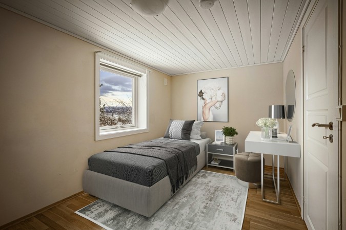 غرفة نوم صغيرة