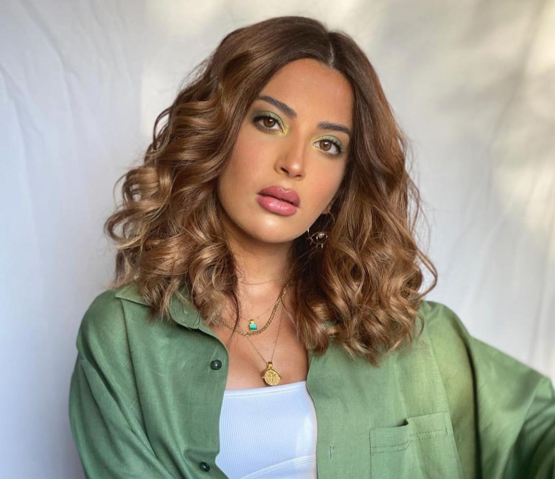 مكياج العينين الأخضر بأسلوب سوسن القاضي
