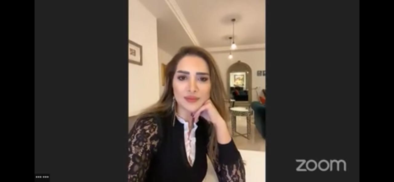 زين العوض أثناء حفل "باقة حبّ" الإفتراضي