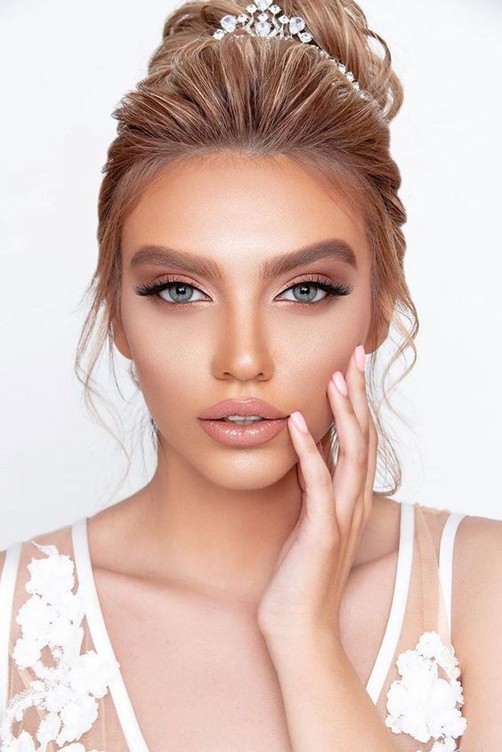 مكياج نيود للعروس