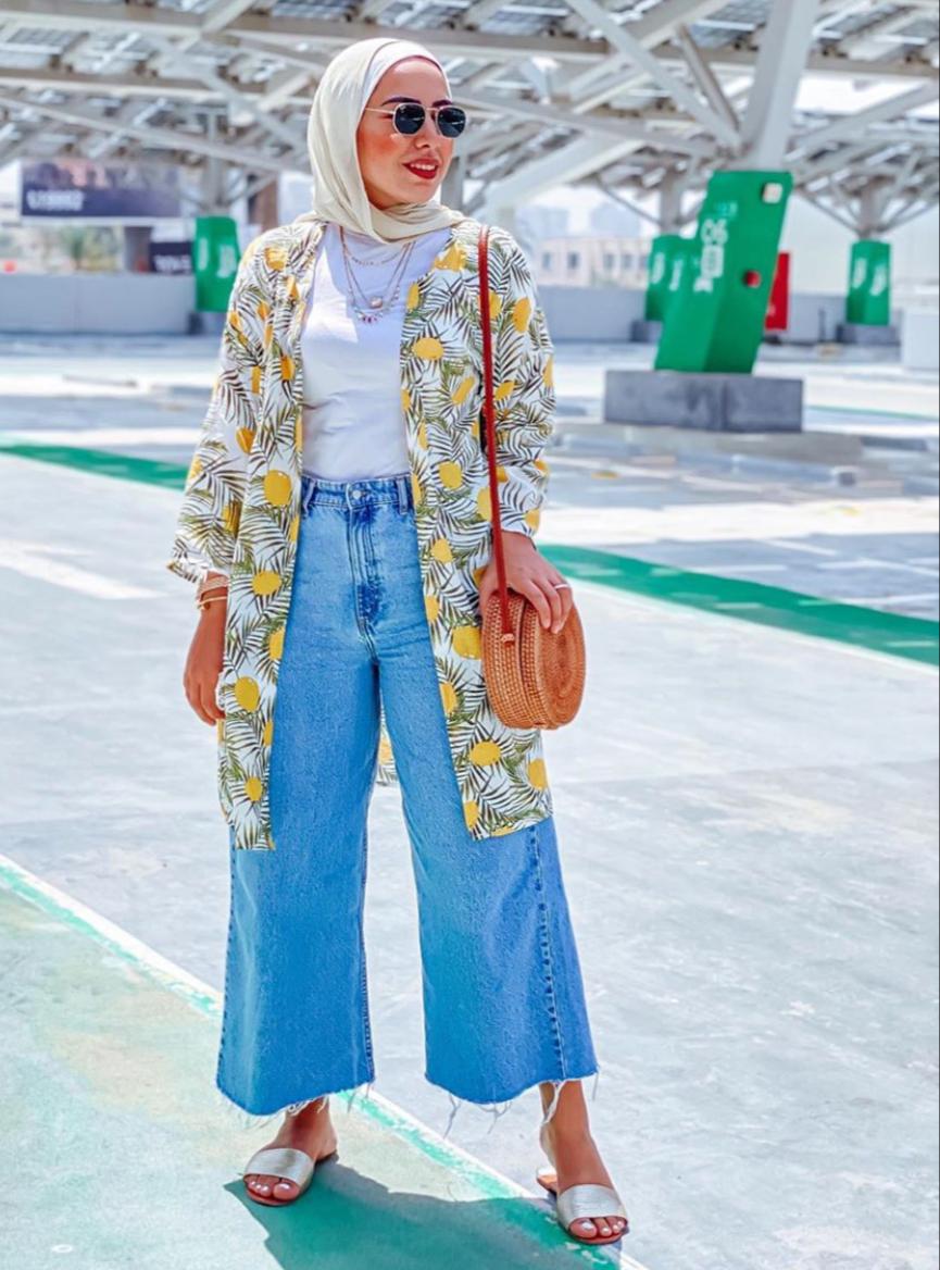 خيارات معطف الكيمونو للمحجبات
