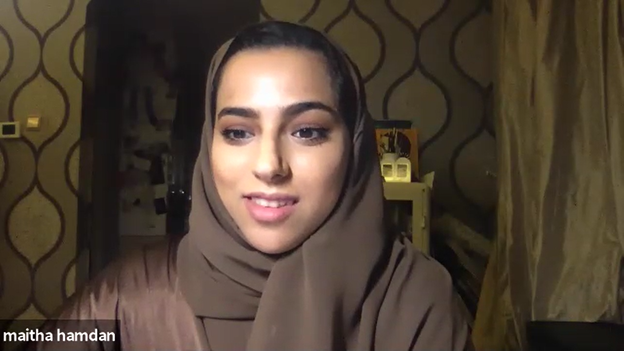 الفنانة ميثاء حمدان مؤسس ومصممة أزياء ديسينسيا