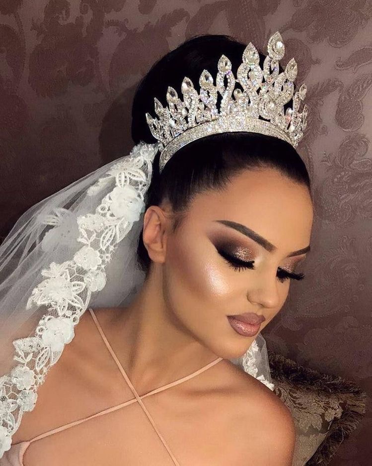 مكياج عروس خليجي سموكي مع جليتر