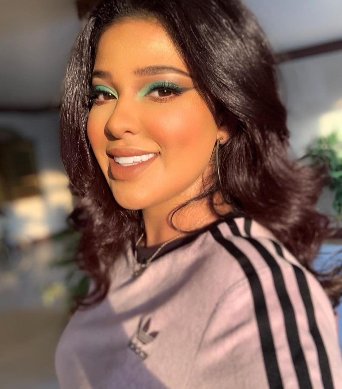 مكياج العينين الأخضر من لولوة الملا