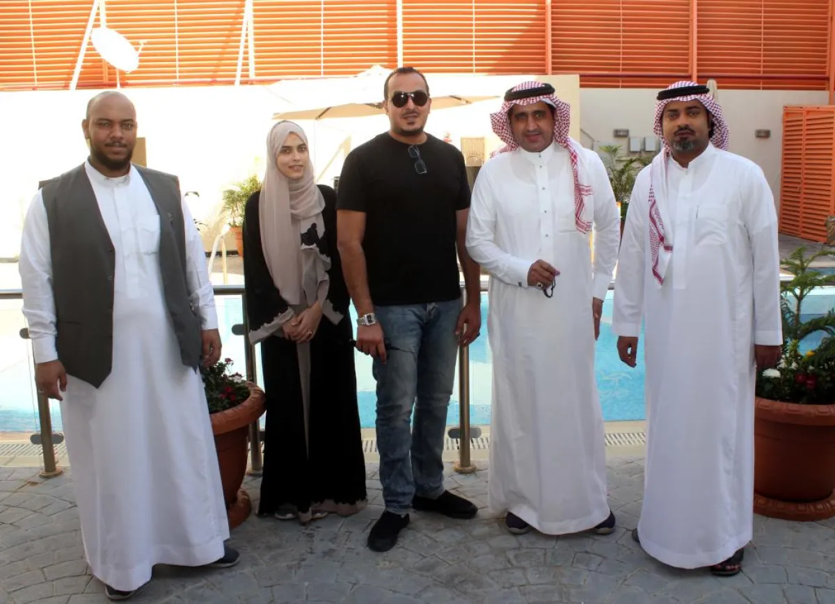 محمد بكر وصالح المالكي والمنتج أحمد الغامدي وعائشة الحصادي ومحمد التوجي