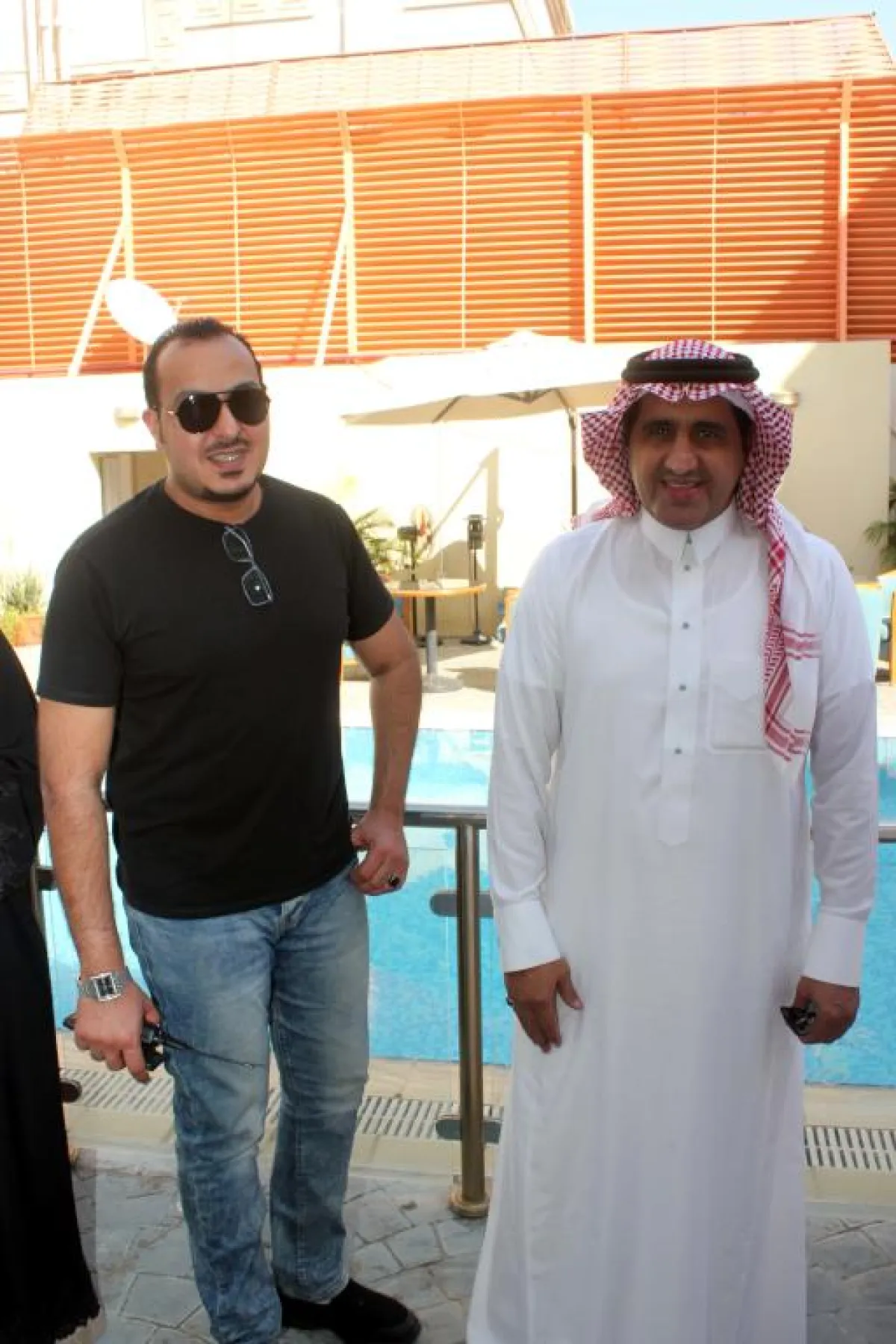 الممثل صالح المالكي والمنتج أحمد الغامدي