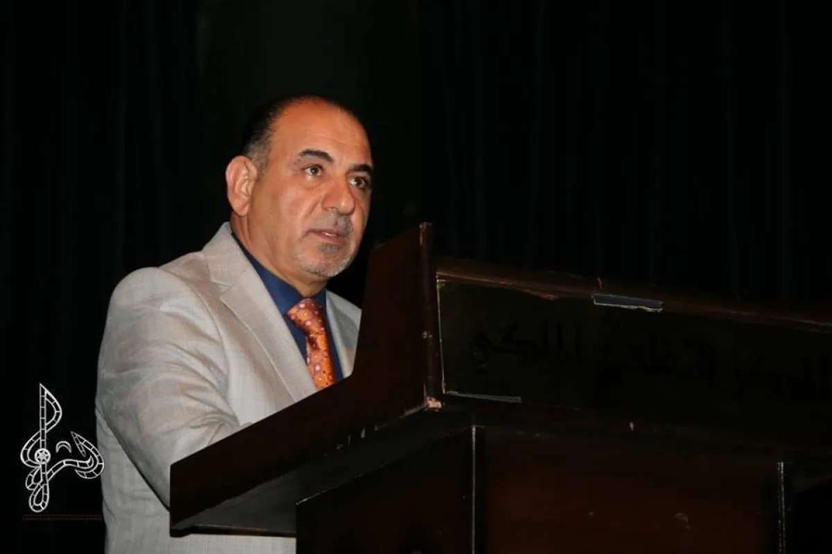 عبد الرضا جاسم من العراق في كلمة الوفود.jpg