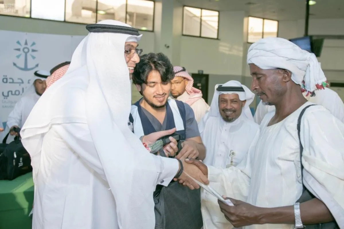 حفاوة وفرح باستقبال الحجاج.jpg