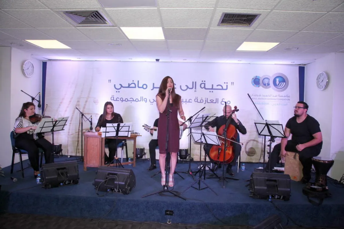 الفنانة هيفاء خليل من الأمسية.JPG