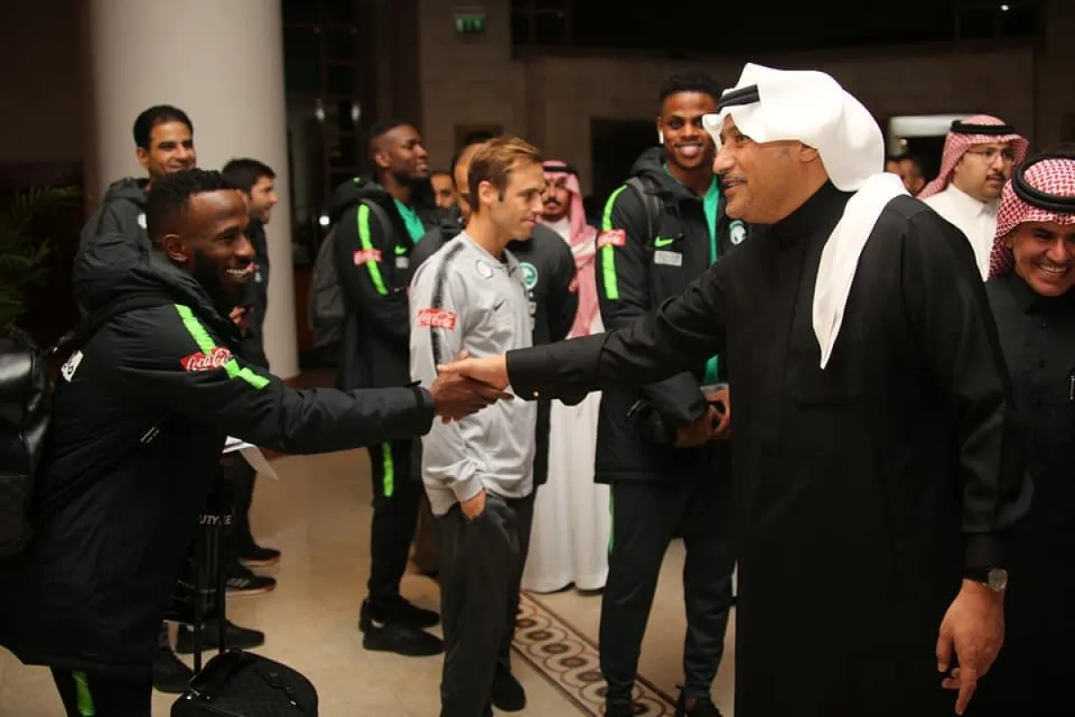 من استقبال سفير المملكة لدى الأردن للفريق السعودي.jpg