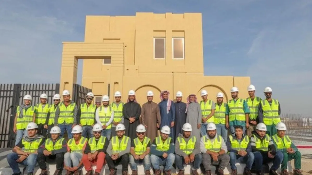 سعودي يتسلم أول فيلا من دورين بنيت بـ 48 ساعة بتقنيات حديثة