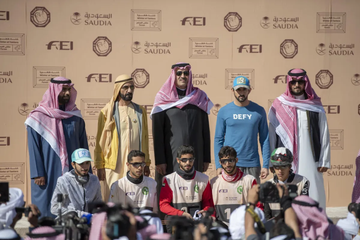 تتويج أبطال كأس خادم الحرمين لسباق القدرة والتحمل