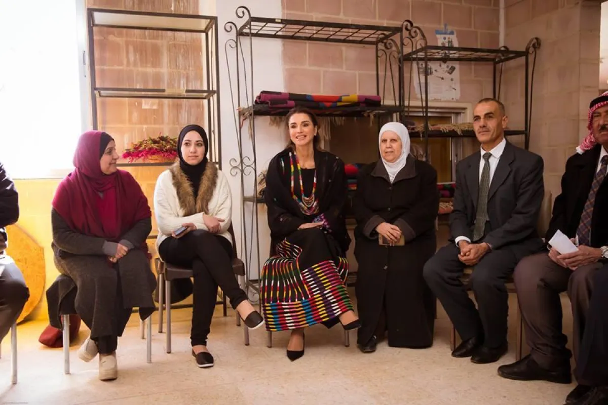 من زيارة الملكة رانيا إلى جرش.jpg