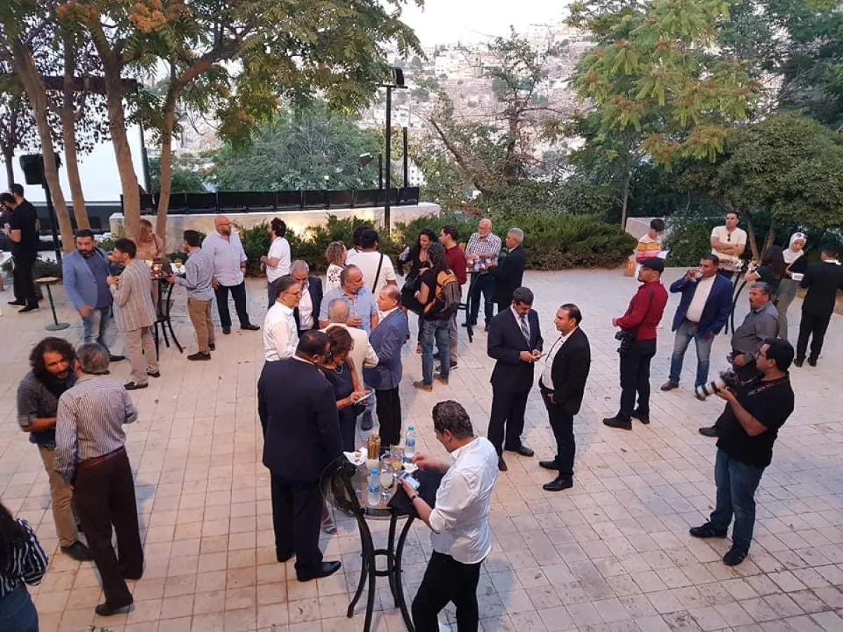 توافد الإعلاميين والصحفيين لحضور حفل افتتاح مهرجان الفيلم العربي.jpg