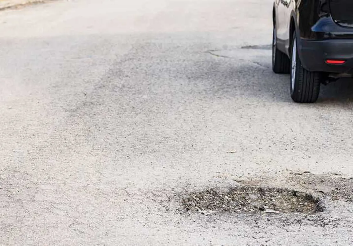 تضرر المركبة على الطرق