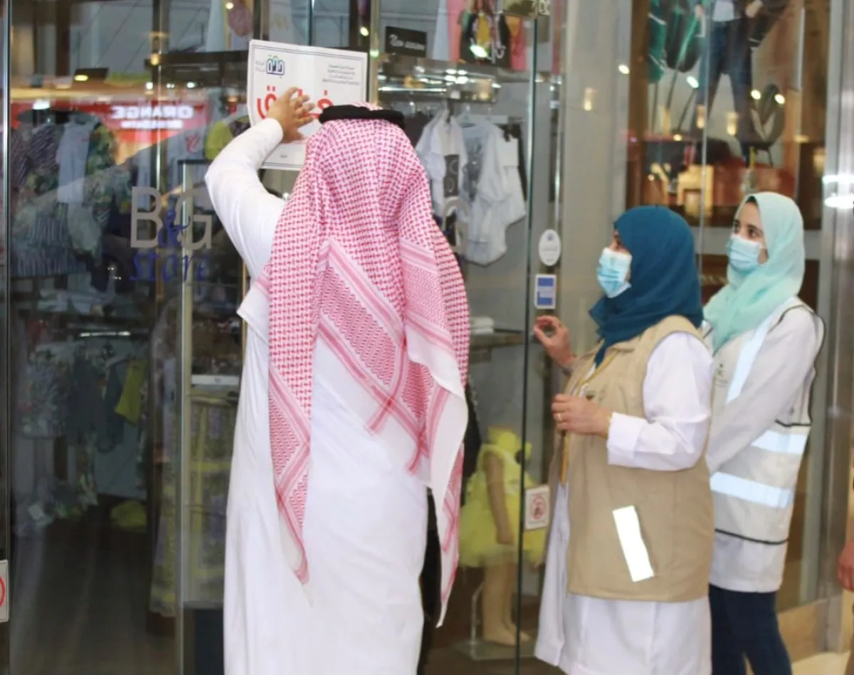 جانب من تطبيق الاجراءات الاحترازية