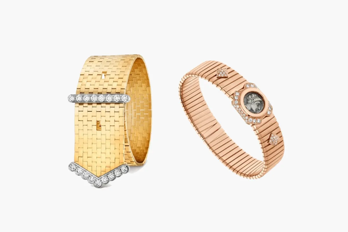 سوار عريض جذاب من دار فان كليف أند آربلز Van Cleef & Arpels 