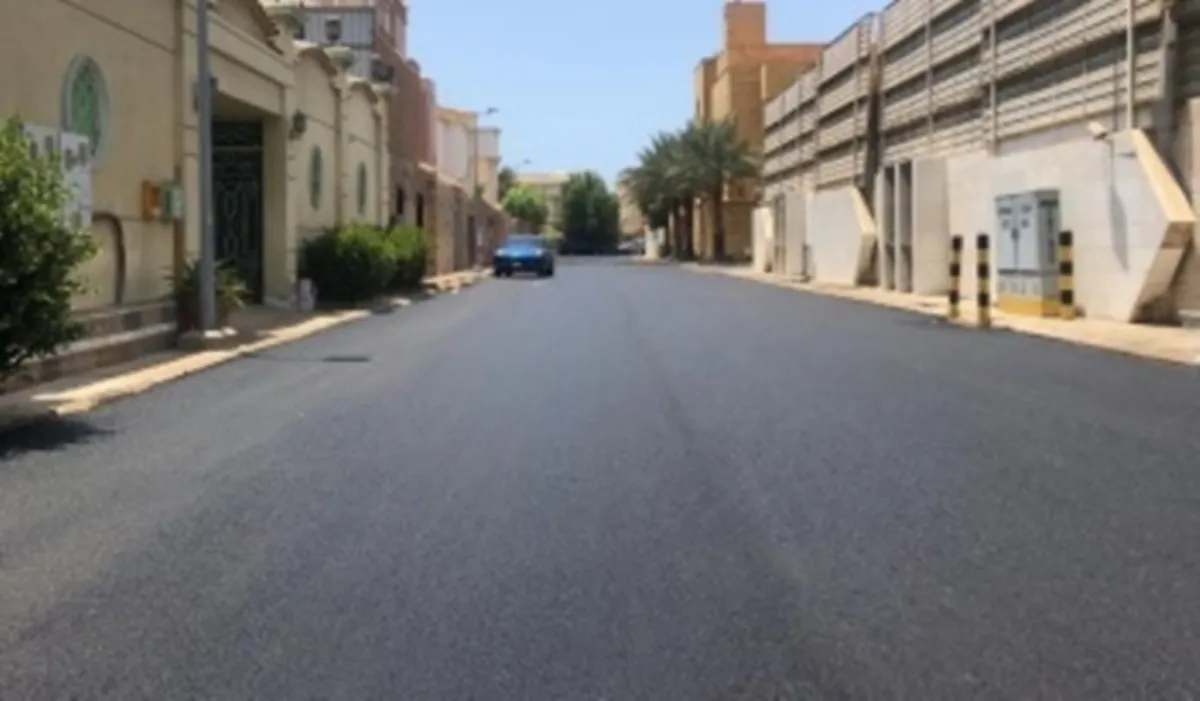 جانب من السفلتة