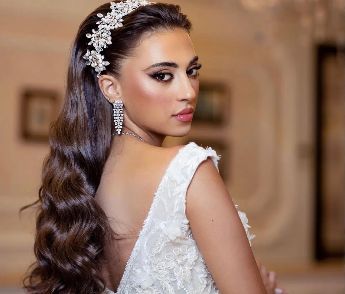 مكياج عروس من خبيرة التجميل شهد عبد العزيز -الصورة من حسابها على الانستغرام