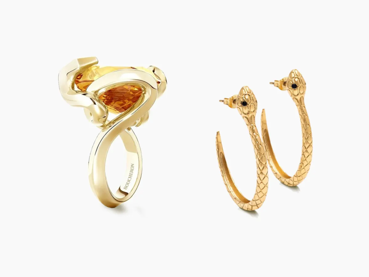 مجوهرات مستوحاة من الثعبان 