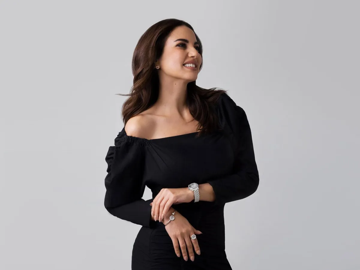 درة بسوار ذهب مفتوح من شوبارد Chopard