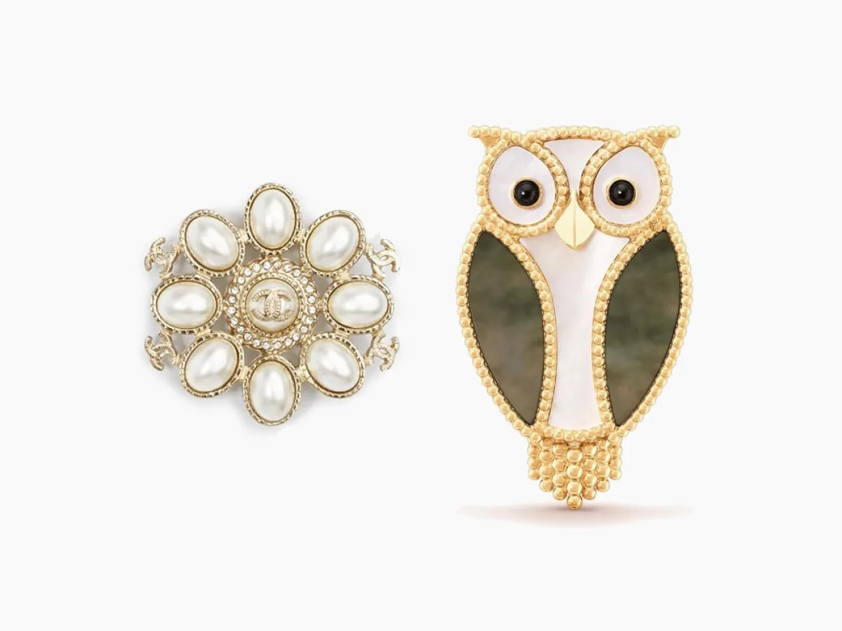 زَيِّنِي إطلالاتك الكاجوال بتصاميم البروش 