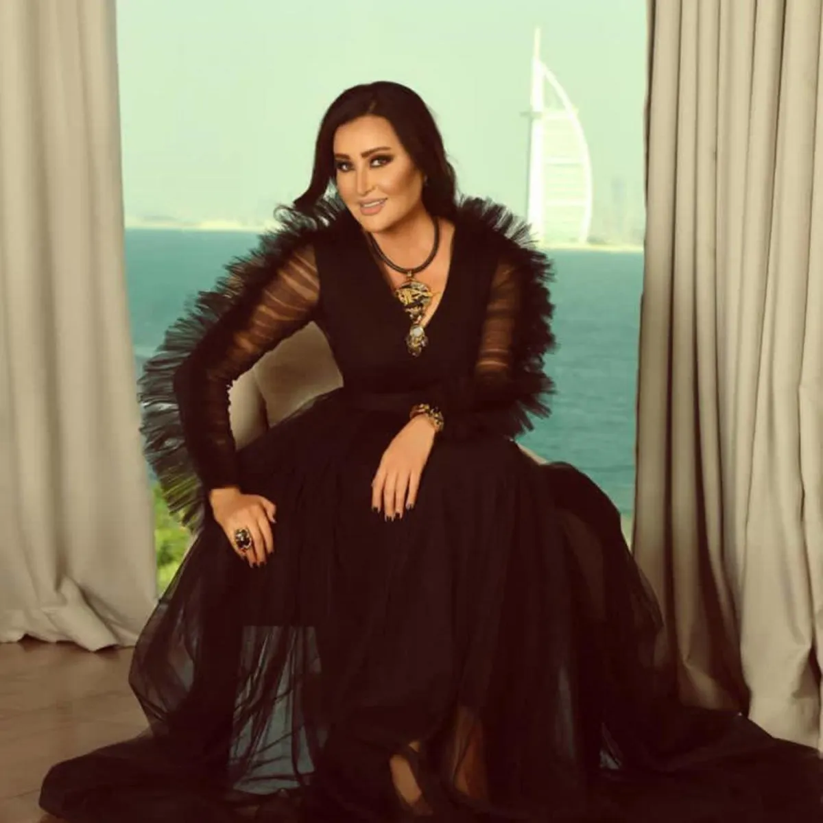 لطيفة - الصورة من حسابها على فيسبوك