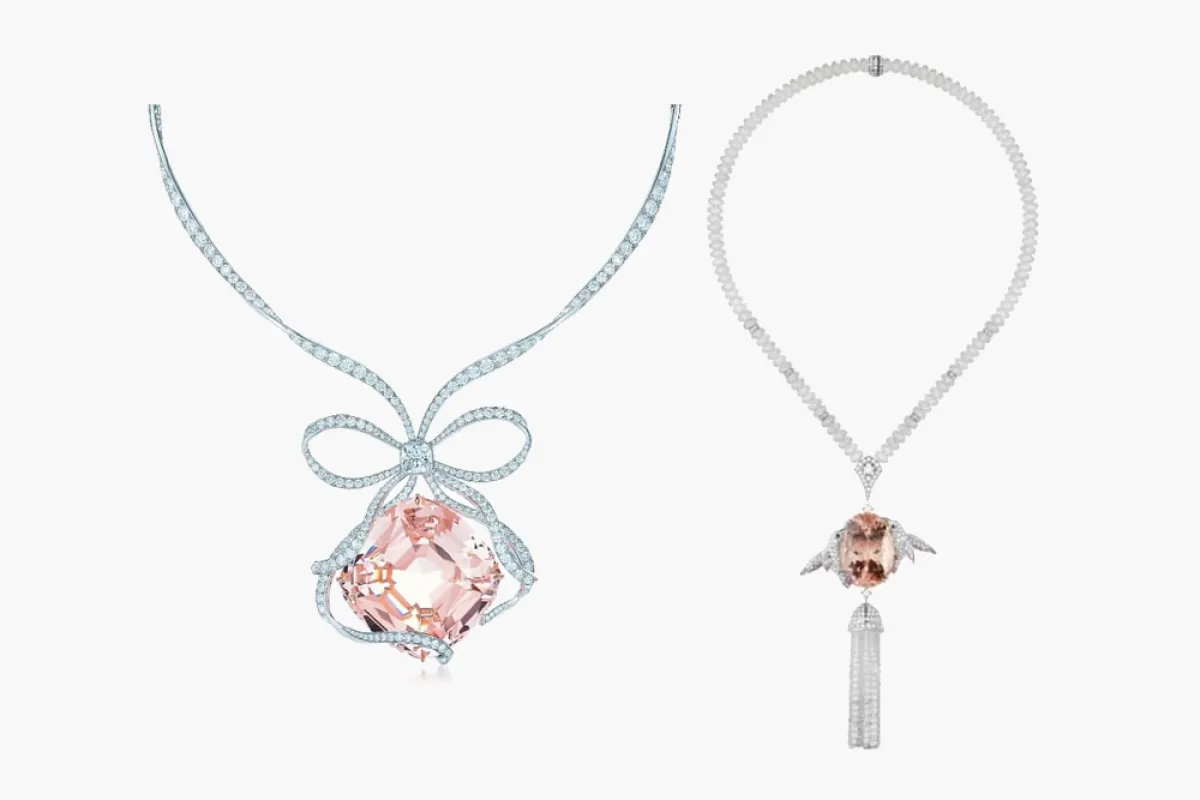 عقود مزينة بأحجار المورجانيت