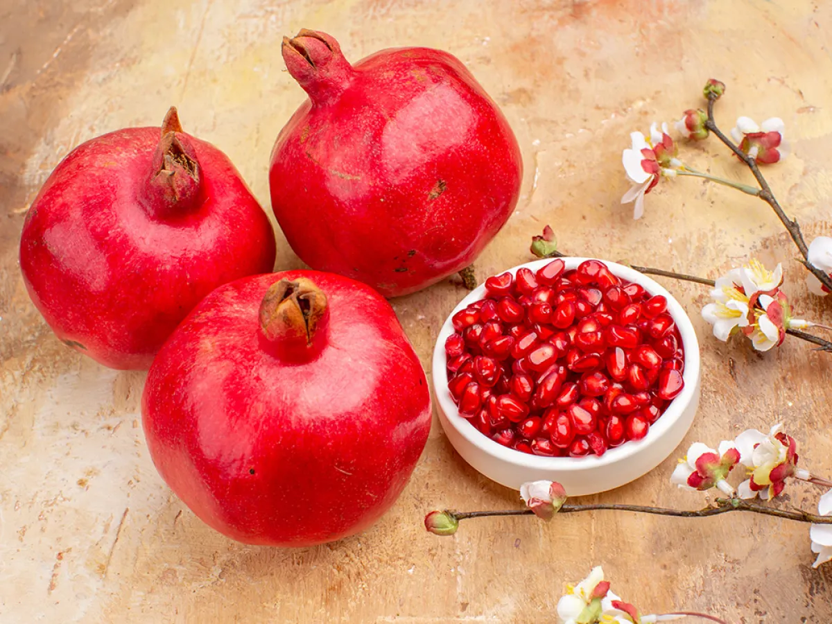 فوائد قشور الرمان 