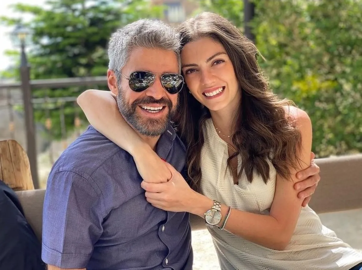 نبيل عجرم وزوجته - الصورة من حسابه على انستجرام 