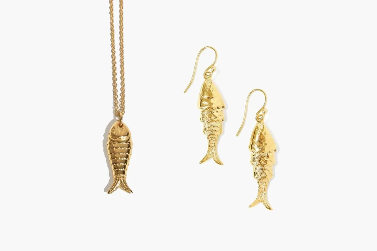 مجوهرات مميزة مستوحاة من أشكال الأسماك