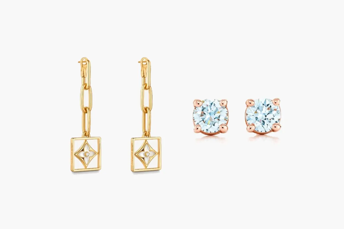 أحدث موديلات أقراط مربعة للمرأة المتألقة