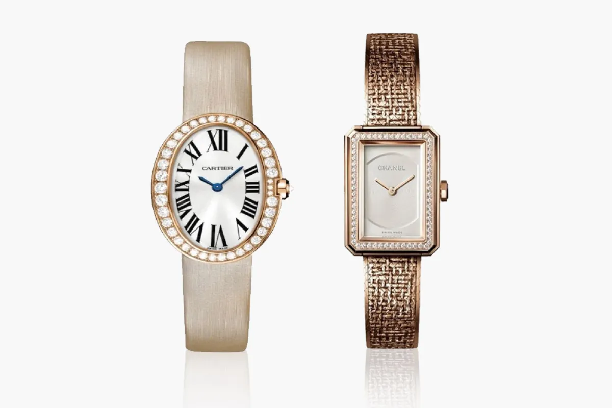 موديلات ساعات باللون العسلي موضة العام 