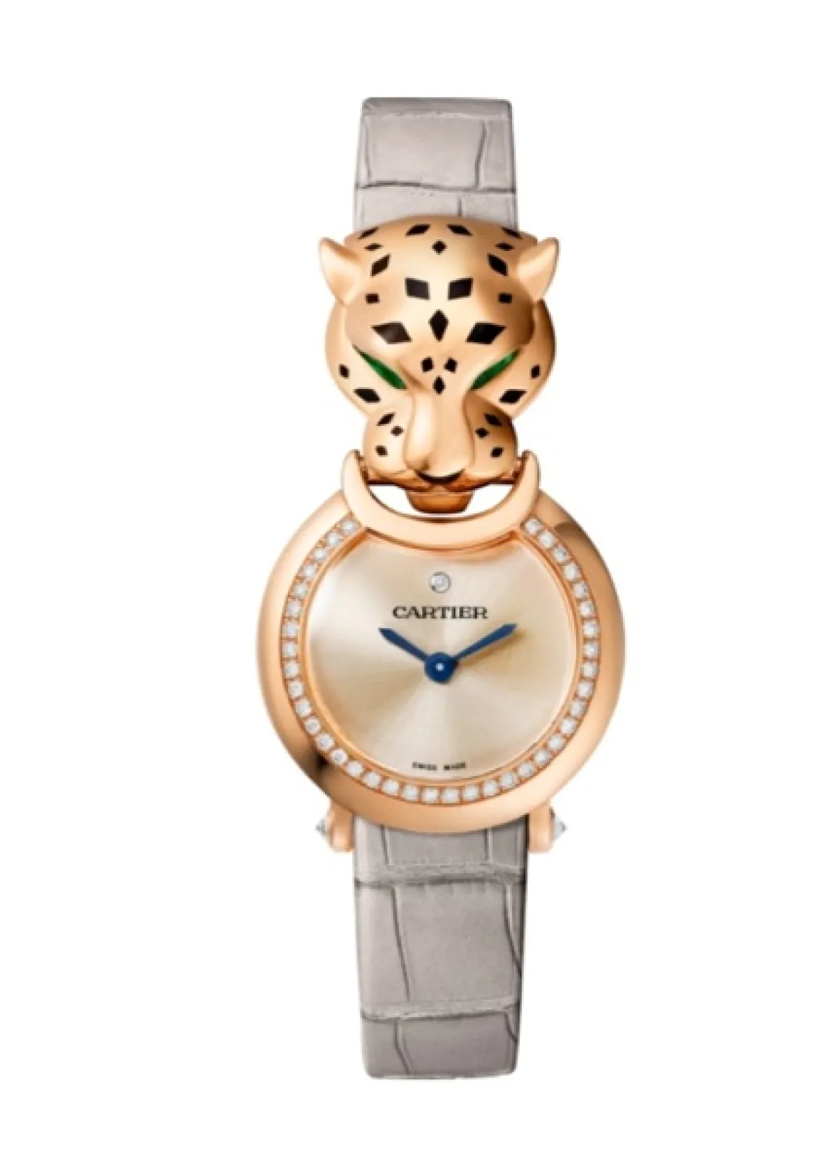 ساعة يد جذابة بالذهب الوردي من كارتييه Cartier  