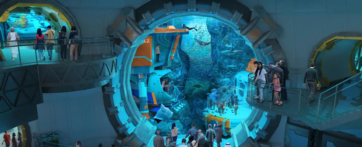 مشروع "سي وورلد أبوظبي"-الصورة من الموقع الرسمي لـ Seaworld Abu Dahbi"