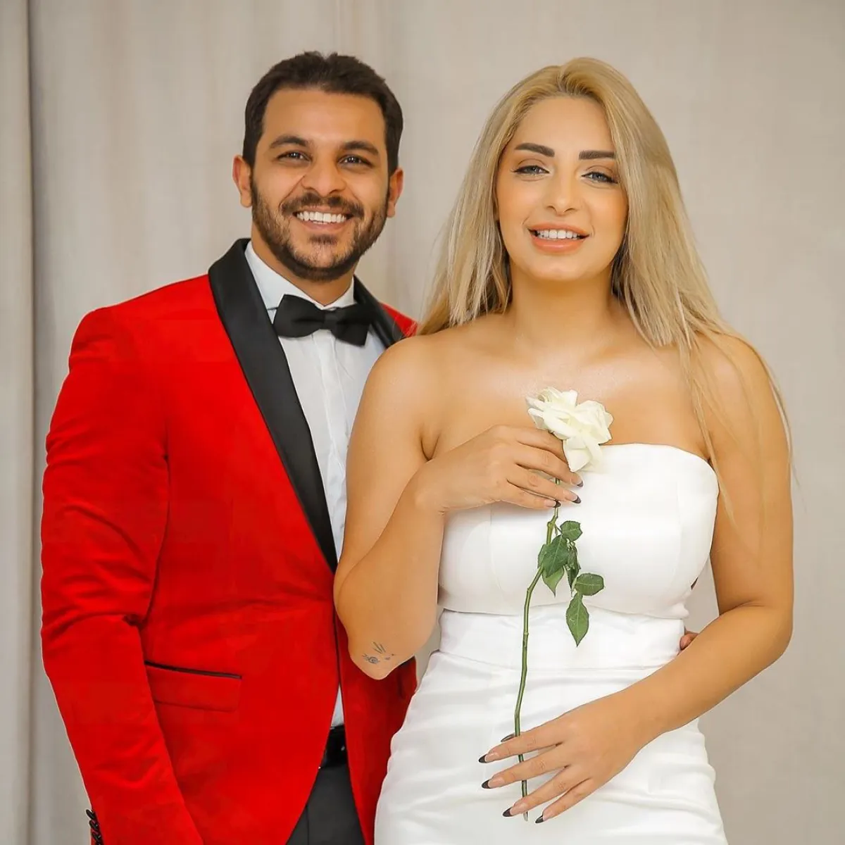 مي حلمي ومحمد رشاد