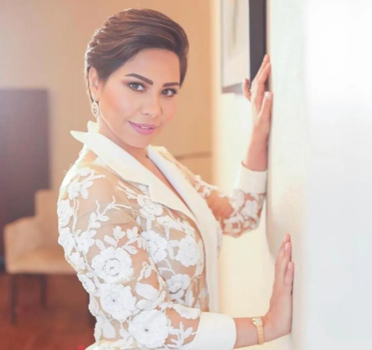 الفنانة شيرين الصورة من حسابها على انستجرام