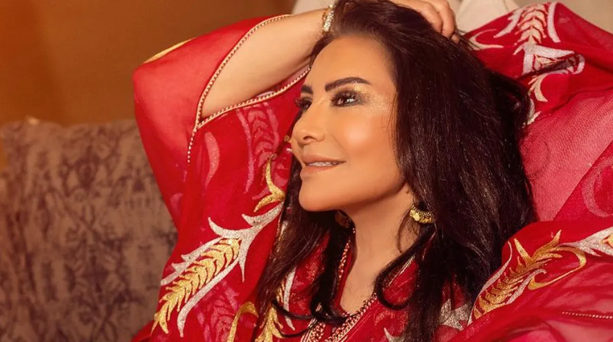 الفنانه هدى حسين من حسابها في إنستقرام