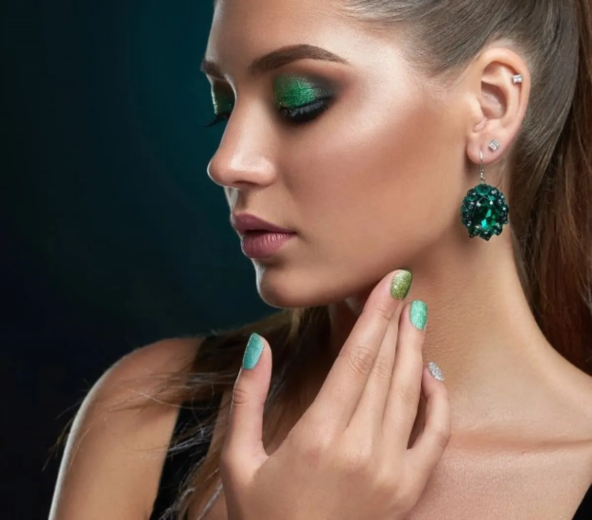 مكياج اليوم الوطني السعودي