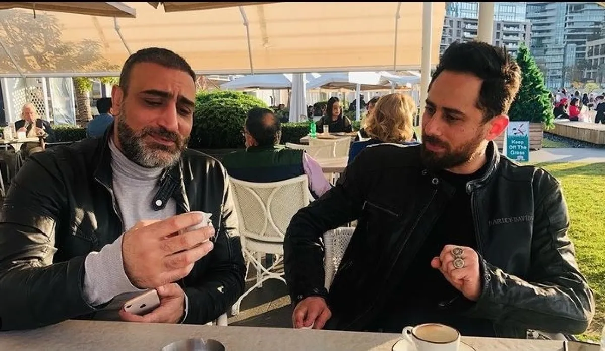 سعيد سرحان و عبدو شاهين - الصور من حساب سعيد سرحان على انستجرام