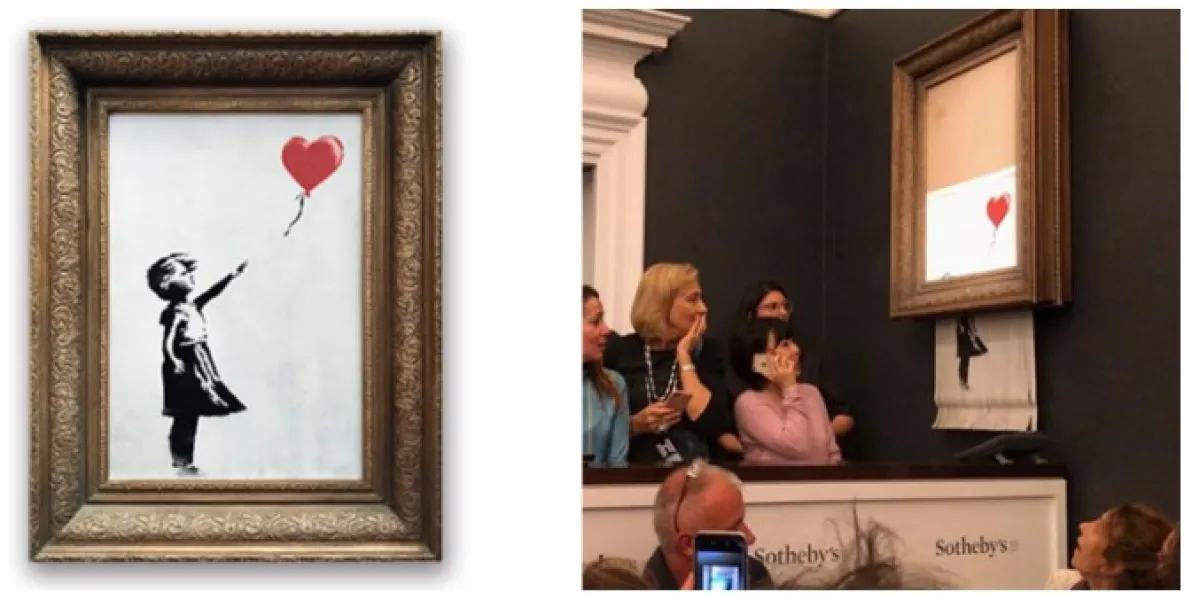 لوحة بانكسي من موقع theyeshivaworld 