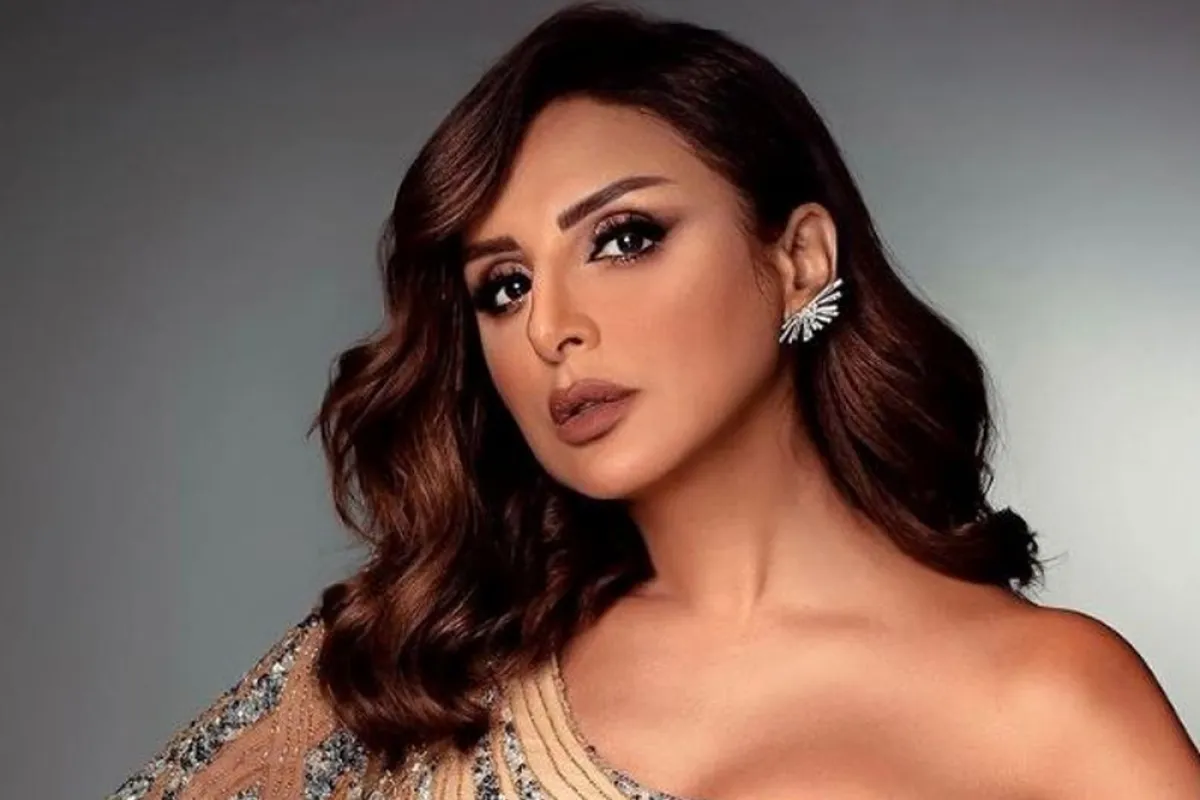 أنغام بمجوهرات الذهب الأبيض والألماس-الصورة من حسابها على انستغرام