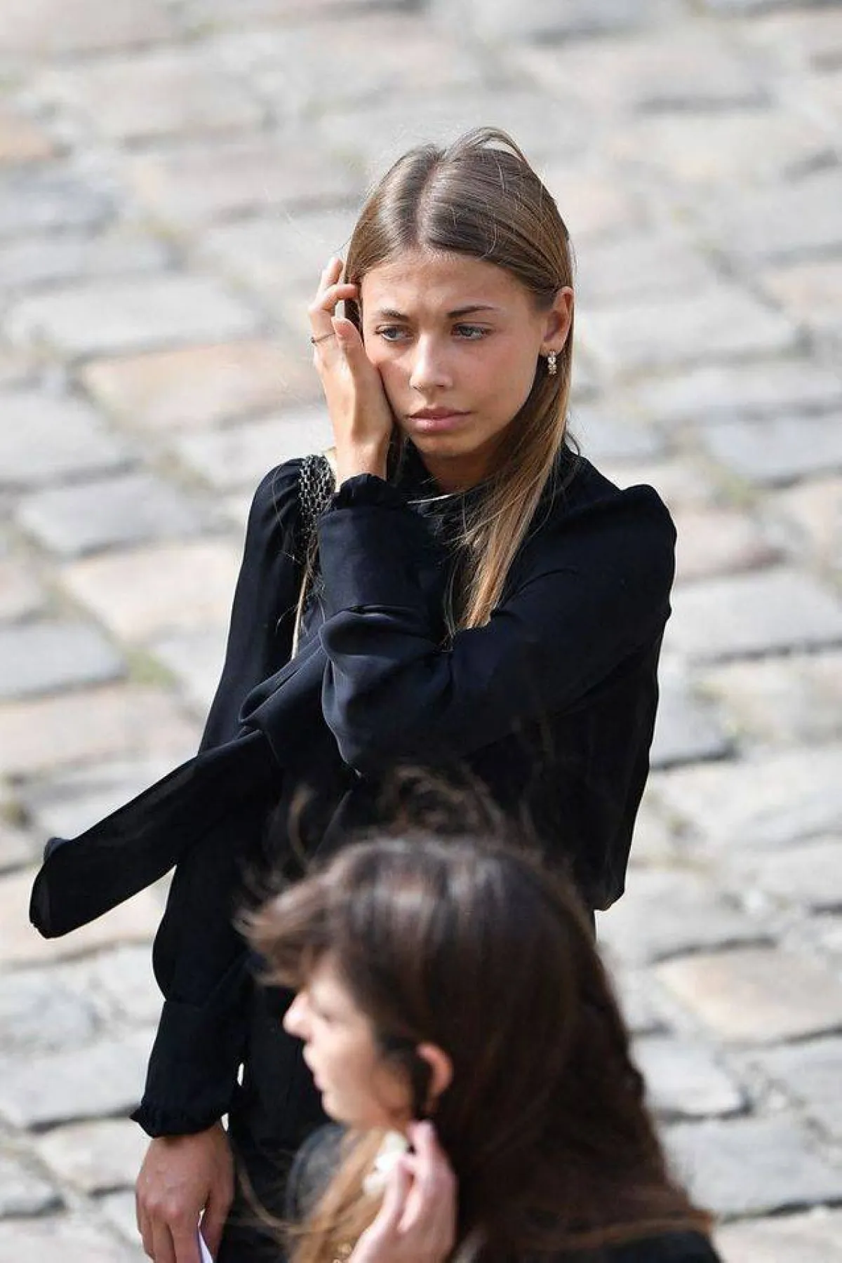 الابنة الأخيرة ستلّا للممثل الراحل كانت حاضرة -الصورة من nivere david ABACA