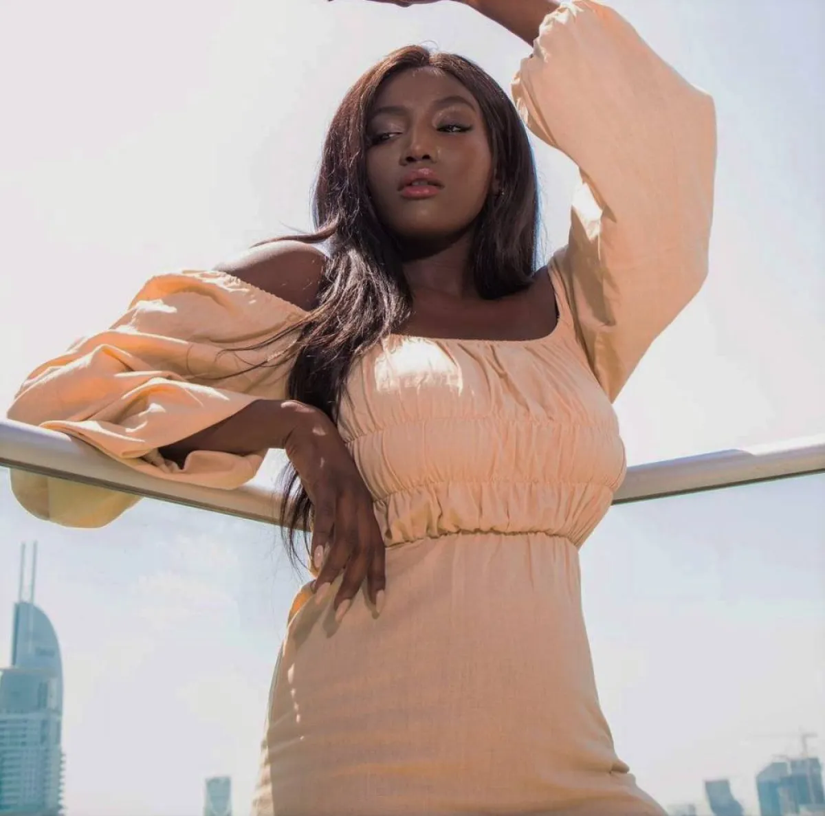 عبير سندر وعائلتها الصورة من حسابها في الانستجرام