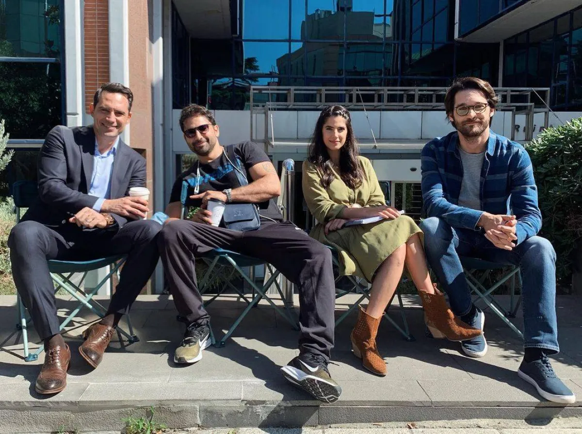 فارس ياغي وجو طراد وظافر العابدين وكارمن بصيبص - من انستغرام كارمن بصيبص