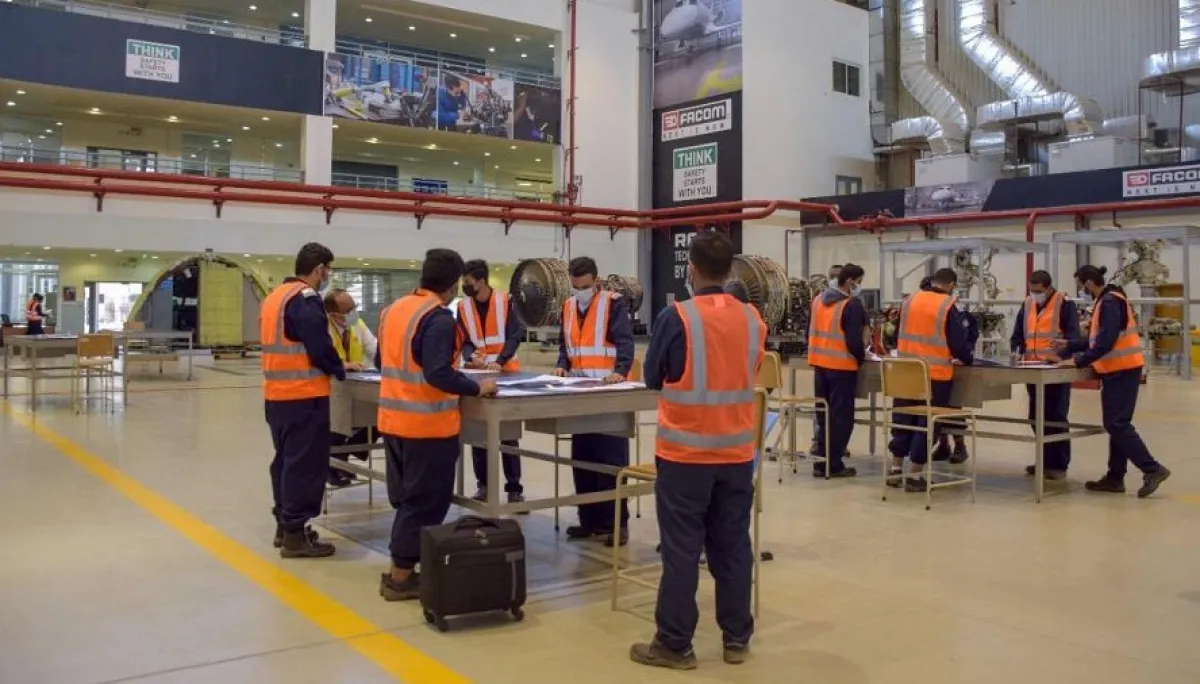 كلية علوم الطيران في الرياض. المصدر (واس)