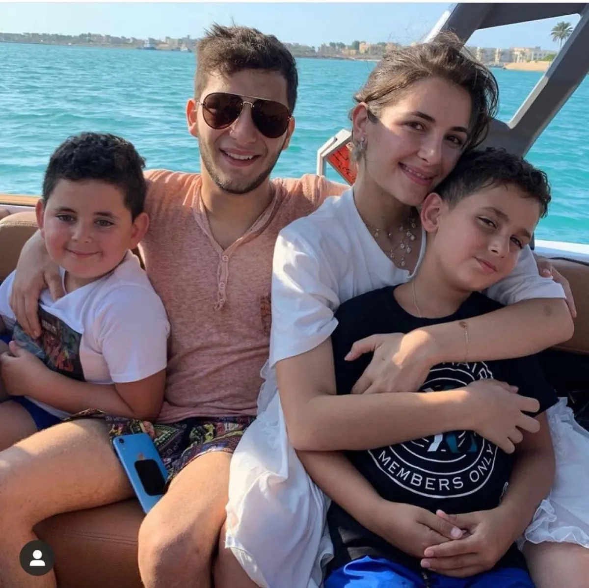 أبناء أصالة - الصورة من حسابها على انستغرام 