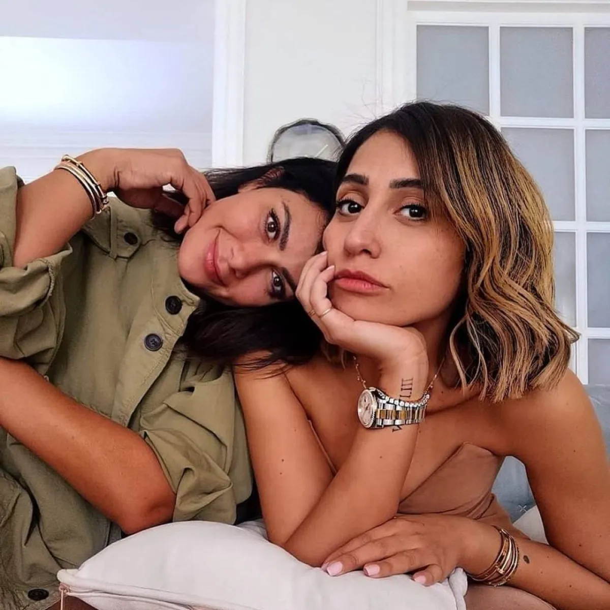 دينا الشربيني وصبا مبارك من حساب دينا على انستغرام