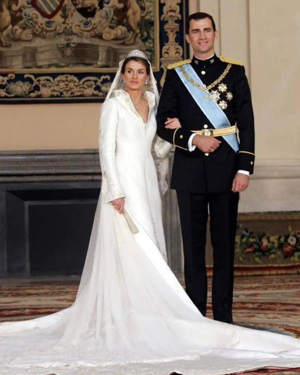 زواج فيليب وليتيزيا الملكي- الصورة من حساب Europe royals على إنستغرام